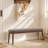 Oceane Carlton PU Leather Upholstered Wooden Bench-379310127-379310128