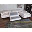 Canapé modulaire en microfibre avec repose-pieds Pritesh-1539345649-1540828727