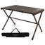 Table de camping portable en aluminium pour 4 à 6 personnes avec sac de transport