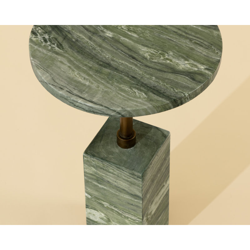 Table de bout Mizani - aspect marbre, Vert