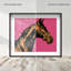 Hue Equine IV Shadowbox Animals Print by Oliver Gal, Black Frame, 20 x 16-1915437116-1915437090