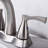 Centerset 2-handle Bathroom Faucet with Drain Assembly-55287430