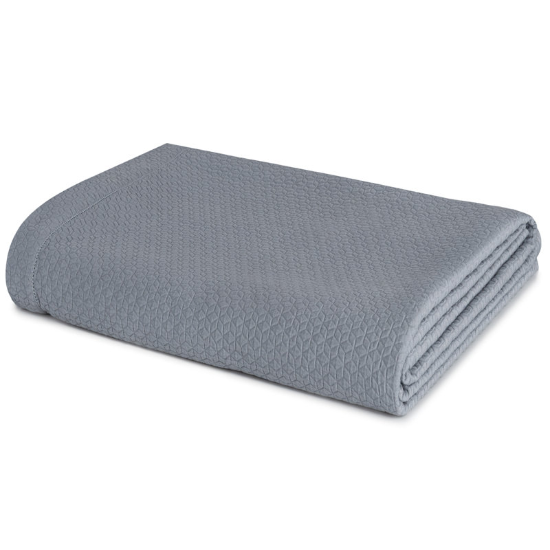 Selena 100% Cotton Matelassé, Twin, Ocean Blue