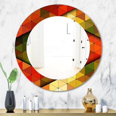 Miroir mural triangulaire Colourfields 21