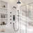 Complete Shower System with Rough in-Valve-84091124