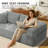 Boneless 3 Seater Couch for Living Room,83" Sofa in a Box,Cloud Sofa Bed with Tufted Cushion & Backrest, Corduroy Boneless Couch Upholstered Floor Sofa with Storage Pockets,No Assembly Required-743872379