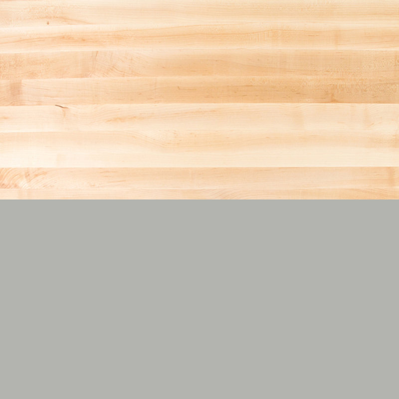 64'' W Wood Top Workbench, No Vise
