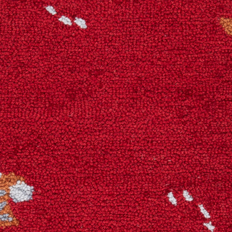 Tapis floral en laine crocheté à la main Kinchen, Tapis de couloir 2 pi 6 po x 6 pi