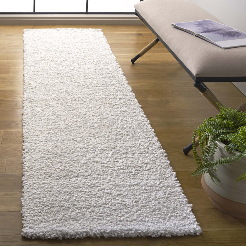 Emmerick Renewal Handwoven Performance Solid Color Rug, Runner 2'3" x 8'