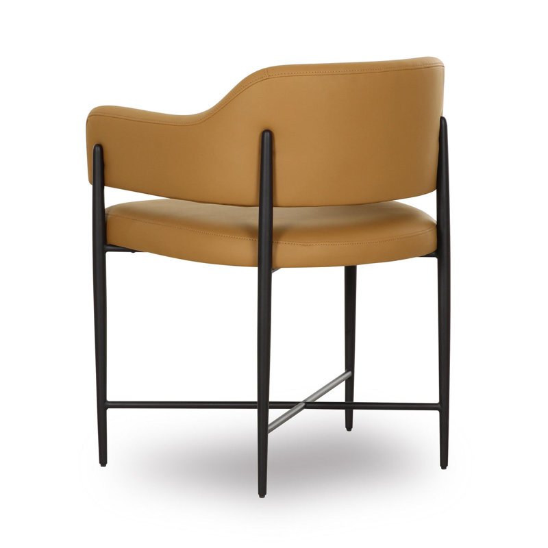 Chaise en cuir Kelly, Tanné