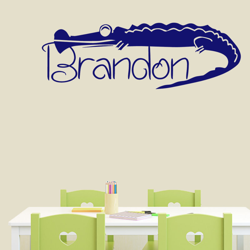 Animals Wall Decal, Navy Blue, Yes