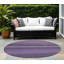 Tapis d'intérieur rond 8 po
