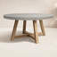 Bridge 47" Round Dining Table W/ Brushed Grey Base-146967301