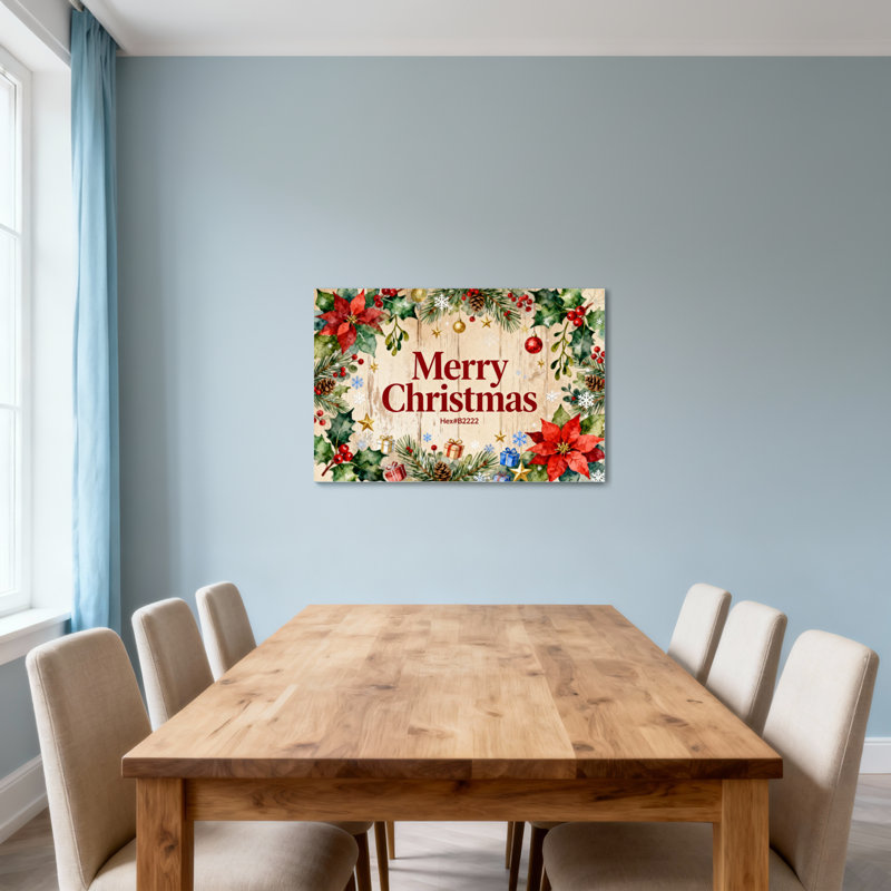 Motif de Noël avec des fleurs et des cadeaux
