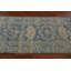 Tapis de couloir bleu Oushak