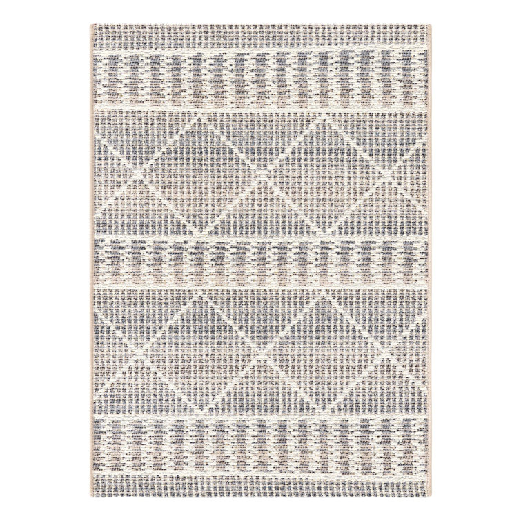 Azed Washable Striped Indoor / Outdoor Rug