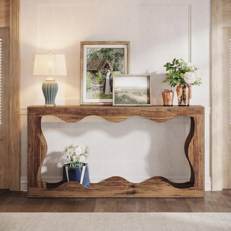 Console 63 po avec rangement Farmhouse