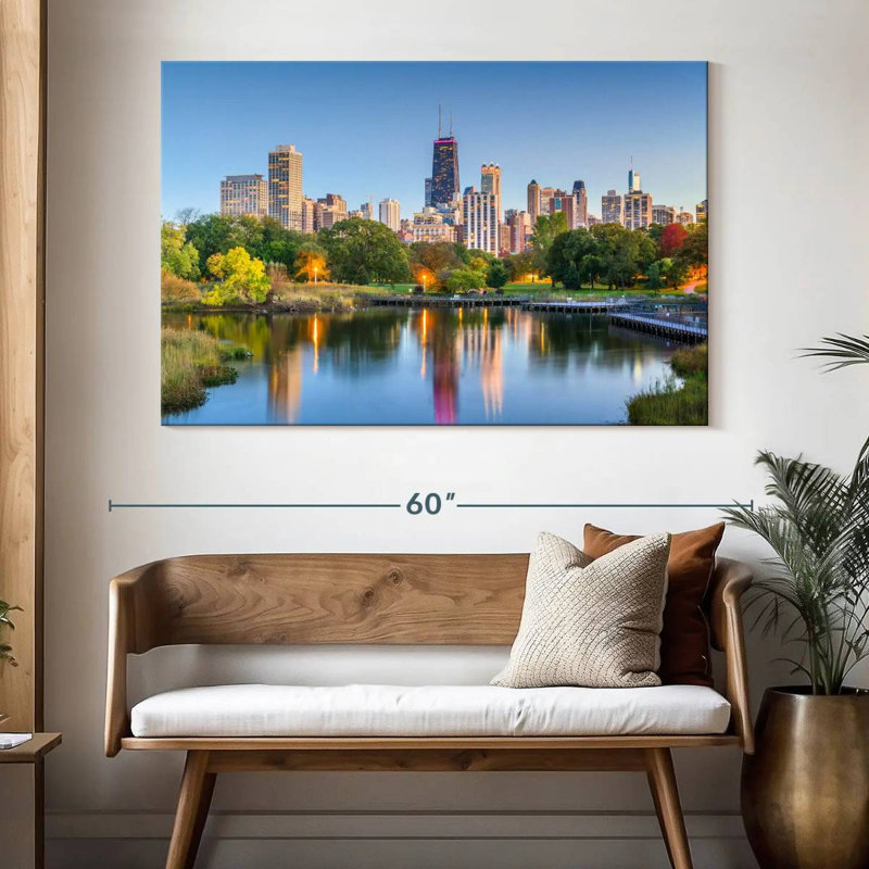 Sireci Lincoln Park, 34" H x 51" W