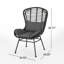 Chaise de patio avec coussins Frazer-70789123-70789122