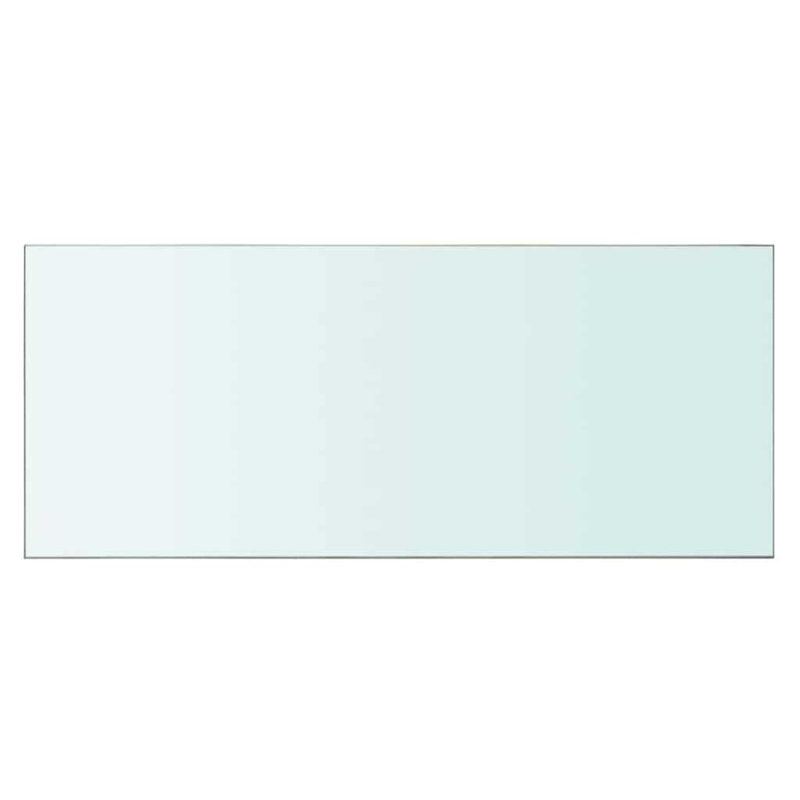 Tablette en verre, H 0,31 po x l 27,6 po x P 11,8 po
