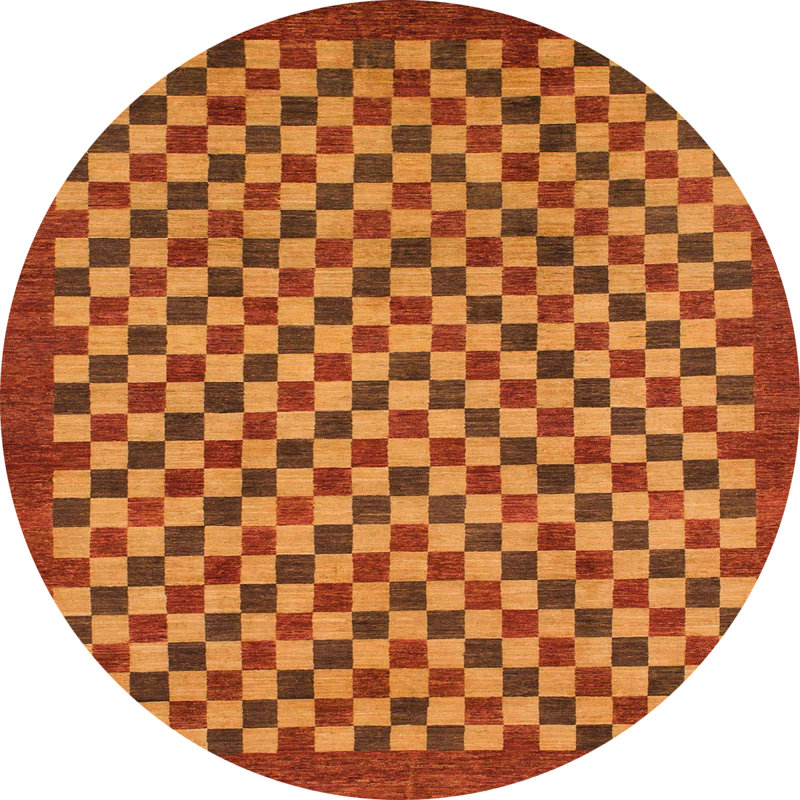 Tapis abstrait moderne 1500, Rond 8 pi