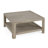 Square Coffee Table With Storage,Light Ash