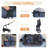 3-in-1 Pet Stroller for Dog, Folding Cat and Dog Stroller with Detachable Cradle-117170577
