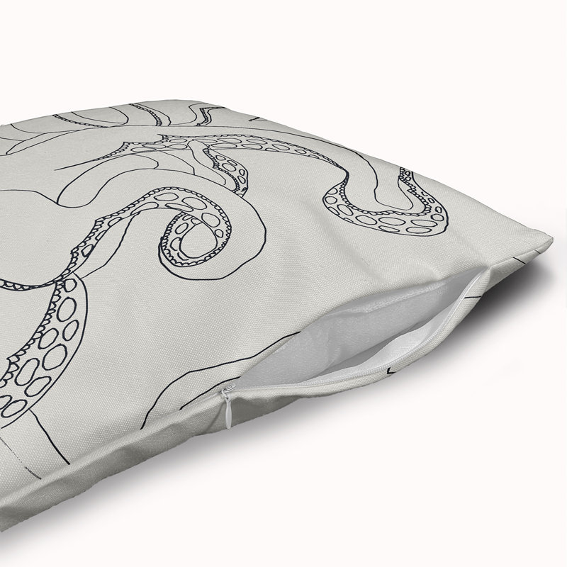 Cullompt Square Cushion, 40cm H x 40cm W x 13cm D, White