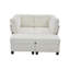 Canapé modulaire modulaire: canapé modulaire convertible à 6 places avec méridienne, canapé modulaire surdimensionné en U avec repose-pieds avec rangement-250032613