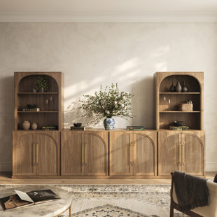Ensemble de meuble télé 6 pièces Jagger Series 1B2G, chameau
