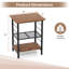 Rollinsford 15'' W Metal Nightstand-72435738