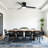 48" Figgs 3 - Blade LED Flush Mount Ceiling Fan with Remote Control and Light Kit Included-656453567