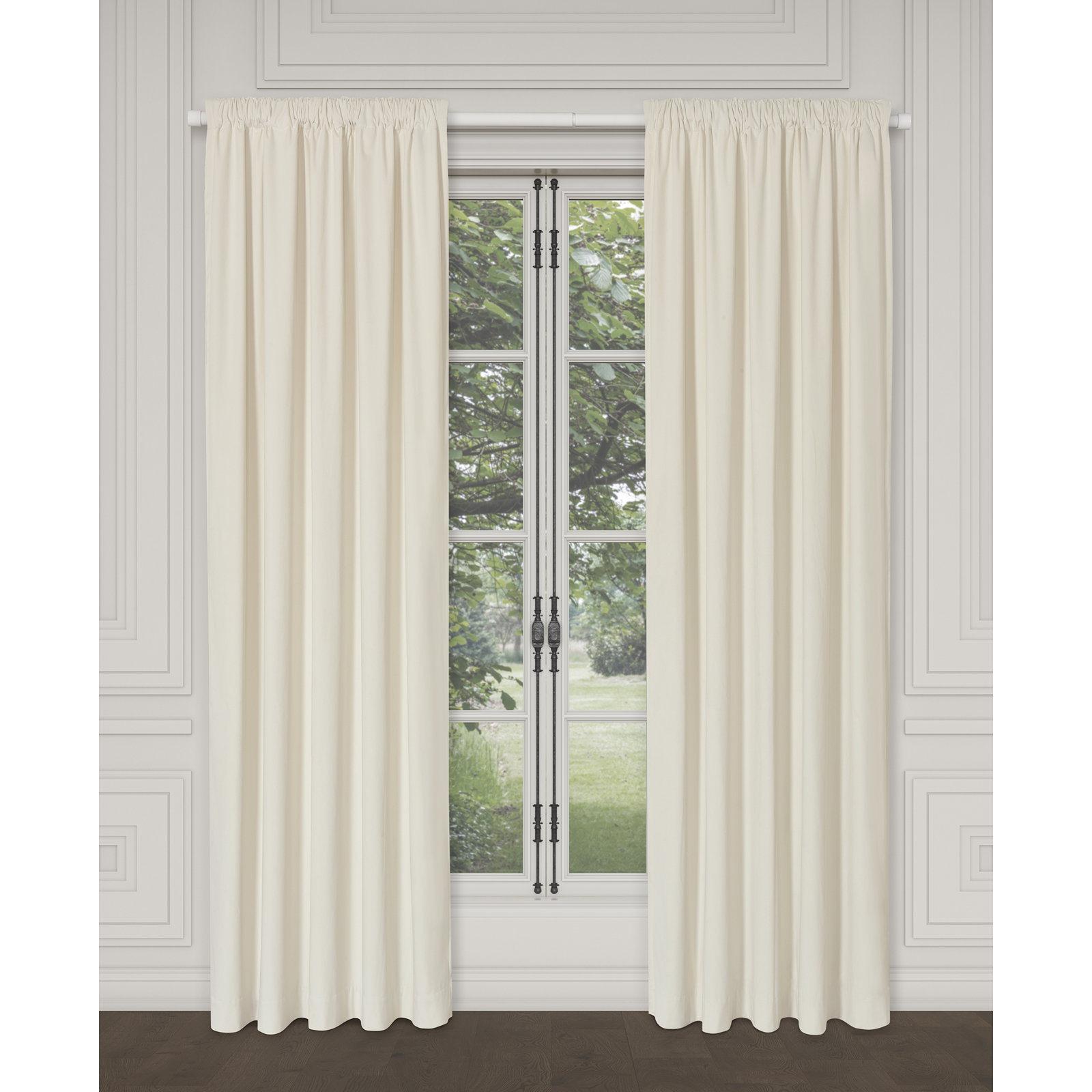 Staton Window Rod, 28" - 48", White