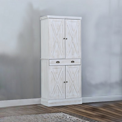 Armoire en bois manufacturé Zaelie