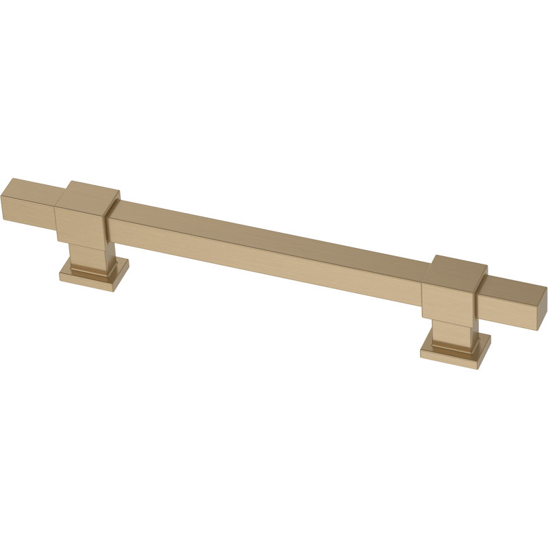 Poignée carrée ajustable de 35 po à 160 po (1 à 8 po), Bronze champagne, 6.31"