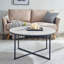 Table basse avec pieds croisés Wasser-596009744-596009749