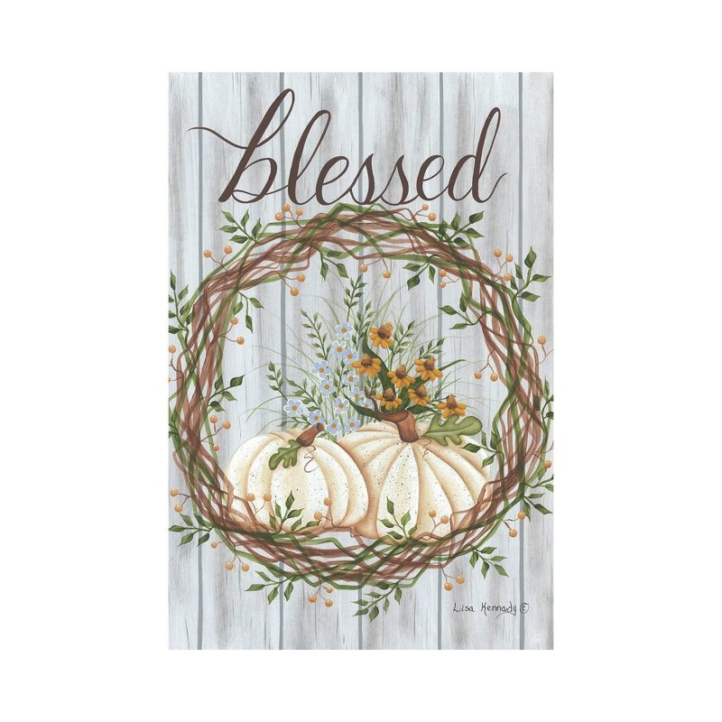 «Blessed», reproduction d'art sur toile tendue, Toile tendue, Ne s’applique pas, H 60 po x l 40 po