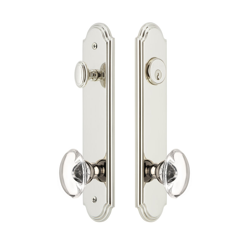 Ensemble d'entrée complet Arc, 2,375 po, Nickel poli