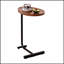 Table d'appoint 2 pièces en forme de C brune, spacieuse et élégante pour les petits salons et les chambres-123985634-123985636-123985639