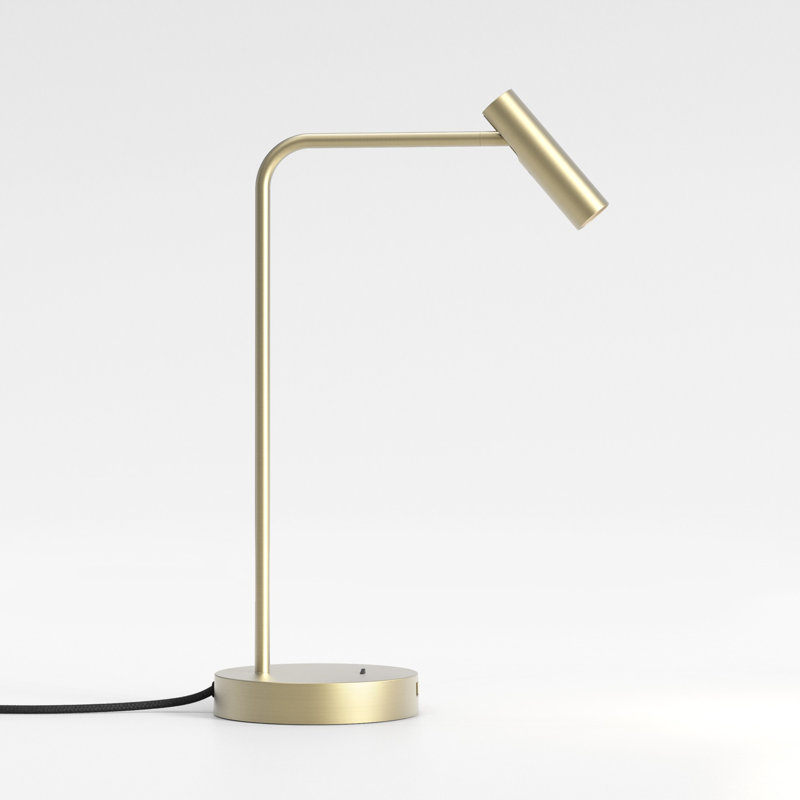 Enna Desk USB C, Matte Gold