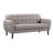 Arcola 62" Linen Round Arm Loveseat-358375782