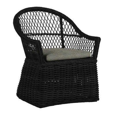 Fauteuil d'extérieur en résine tressée Soho N-Dura