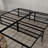 14 - Inch High Black Steel Queen Bed Support Heavy Duty, 5 Minute Installation, No Box Spring Needed Platform Foundation With Height , Spring, Tool Setup-543006022