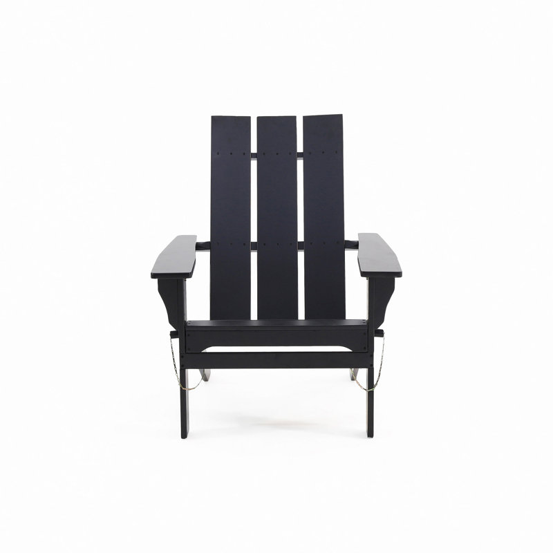 Chaise Adirondack pliable, Noir
