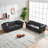 83"Chesterfield ‌Tech Fabric Sofa-427448556