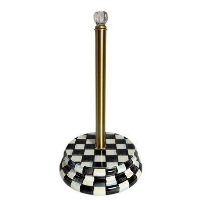 Courtly Check Paper Towel Holder