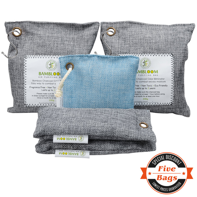 Sacs en charbon de bambou absorbant les odeurs