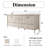 Gabby 80" Solid Wood Double Sink Bathroom Vanity With Carrera Quartz Top -1862722418