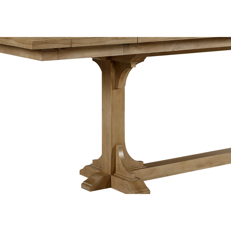 Table à tréteaux - Noix de cajou, Beige, H 30 po x L 114 po x l 44 po