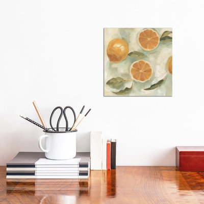 Citrus Study In Oil III 1 Piece Wrapped Canvas Painting